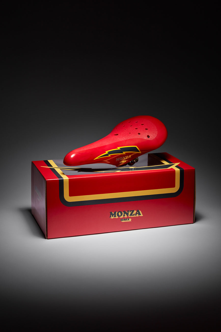 MONZA Lightning Bolt Seat - Red